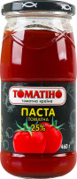Паста томатная 25% пастеризованная Томатіно в/с с/б 460г