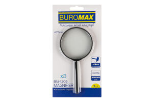 Лупа просмотровая x3 d75мм №ВМ.4303 Buromax 1шт