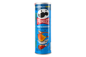 Чипси Pringles зі смаком солі та оцту
