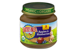 Earth's Best Organic Stage 2 Apples & Blueberries