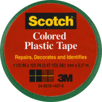 Scotch Green Colored Plastic Tape