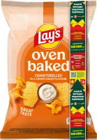 Чипсы картофельные запеченные со вкусом лисичек в сметане Oven Baked Lay's м/у 110г