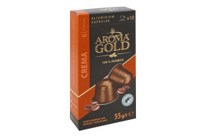 Кава мелена Aroma Gold Crema в капсулах