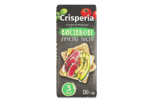 Тости хрусткі Висівкові Crisperia м/у 130г