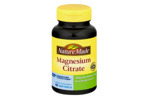 Nature Made Magnesium Citrate Softgels - 60 CT