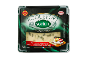 Сир 52% блакитний Рокфор Societe п/у 100г