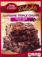 Betty Crocker Delights Brownie Mix Supreme Triple Chunk