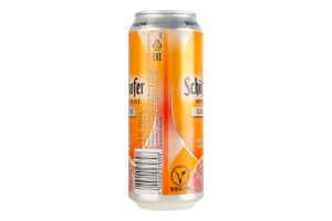 Пиво спеціальне 0.5л 2.5% пшеничне нефільтроване з додаванням соку Grapefruit Schofferhofer з/б