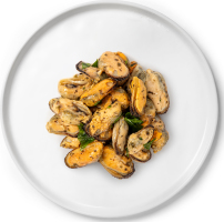 Мидии в соусе Чимичурри