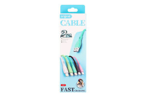 USB кабель Lightning 2.4A ЗЕД арт.YBECL-4/К270