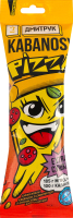 Снеки м'ясні із м'ясом птиці зі смаком піци Kabanosy Дмитрук в/к м/у 60г