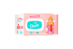 Салфетки влажные для детей с рождения For Girls Dada 120шт