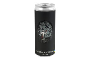 Пиво 0.33л 7.7% темное нефильтрованное непастеризованное Three Black Crows Varvar ж/б