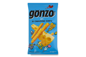 Соломка фрі зі смаком сиру Gonzo м/у 40г
