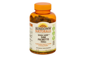 Sundown Naturals Whole Herb Saw Palmetto 450 mg - 250 CT