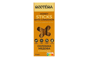 Соломка медовая с корицей Rootera к/у 75г