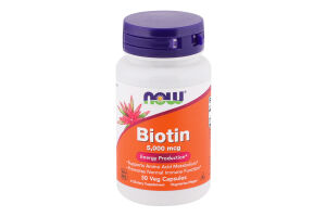 Добавка дієтична Now Biotin 5000mcg