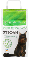 Наполнитель для кошачьих туалетов бентонитовый крупный с ароматом лаванды Стефан 6кг