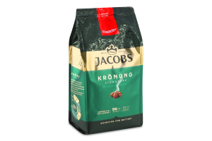 Кофе натуральный жареный в зернах Kronung Jacobs м/у 250г