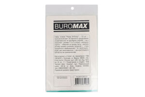 Набір топерів Buromax Happy Birthday 11х7см 10шт