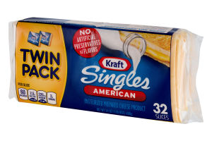 Kraft Singles Twin Pack American - 32 CT