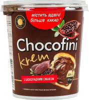 Крем с шоколадным вкусом Chocofini ТзОВ Августіно ст 400г