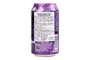 Напій безалкогольний газований ароматизований Purple thunder Fanta з/б 355мл