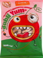 Сушки глазированные с ароматом вишни Bubli yum Київхліб м/у 250г