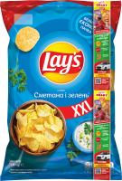 Чипси картопляні Сметана і зелень Lay's м/у 170г