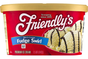 Friendly's Premium Ice Cream Fudge Swirl