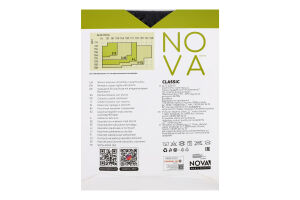 Колготки жіночі Nova Classic 40 чорний р.5