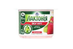 Йогурт 3.3% з лактулозою Полуниця Лактонія ст 115г