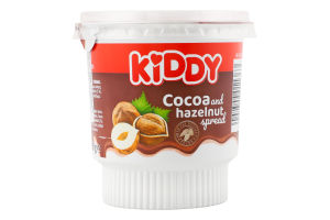 Какао-крем з лісовими горіхами Cocoa&Hazelnut Kiddy ст 400г