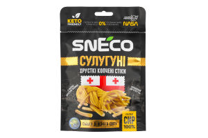 Стіки 20% копчені хрусткі Сулугуні Sneco д/п 28г