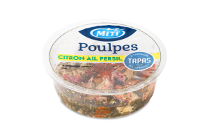 Восьминіг Мiti з лимоном часником та петрушкою