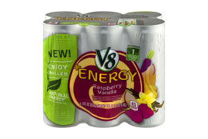 V8 + Energy Raspberry Vanilla - 6 PK
