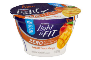 Dannon Light & Fit Greek Nonfat Yogurt Peach Mango