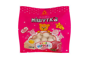 Пельмені заморожені зі свининою та м'ясом курки Троє поросят Мішутка м/у 400г