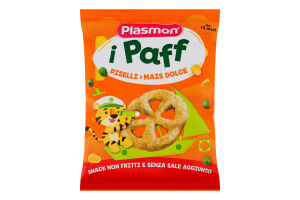 Снеки для детей от 12мес из гороха и кукурузы Baby Puffs Plasmon м/у 15г