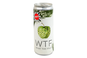 Пиво 0.33л 4.6% светлое нефильтрованное непастеризованное What the Fruit Pravda ж/б