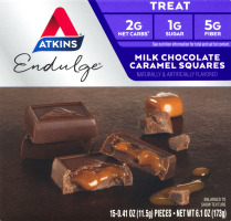 Atkins Endulge Milk Chocolate Caramel Squares