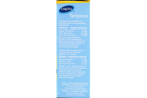 CareOne Regular Cardboard Tampons - 20 CT
