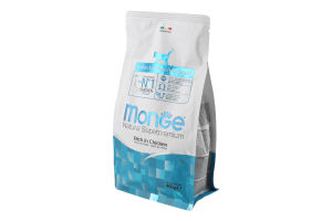 Корм сухий повнораціонний для кошенят з куркою Kitten Natural superpremium Monge м/у 400г
