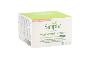 Крем для обличчя нічний вітамінний Kind to skin Simple 50мл
