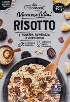 Суміш для приготування різотто натуральна з трюфелем, пармезаном та білим вином Risotto Mamma Mia Pripravka д/п 160г