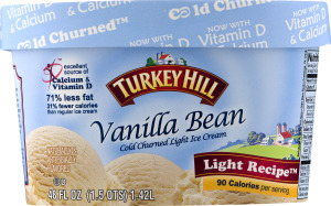 Turkey Hill Light Recipe Cold Churned Light Ice Cream Vanilla Bean