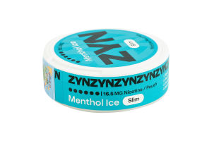 Подушечки никотиносодержащие 16.5мг ZYN Slim Menthol Ice 20х0.7г