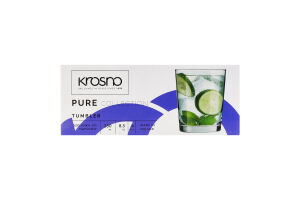 Набір склянок Krosno Pure низьких 6*250мл