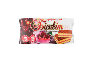 Бісквіт вишня з вершками ХБФ 330г