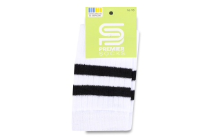 Гольфи дит Premier socks зі смужками білі р.16-18